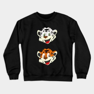 Two Cute Tigers Crewneck Sweatshirt